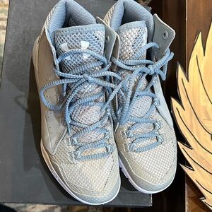 Under Armour Sky Blue High-Top Sneakers